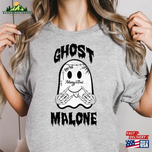 Ghost Malone Shirt Halloween Cute Sweat T-Shirt Hoodie