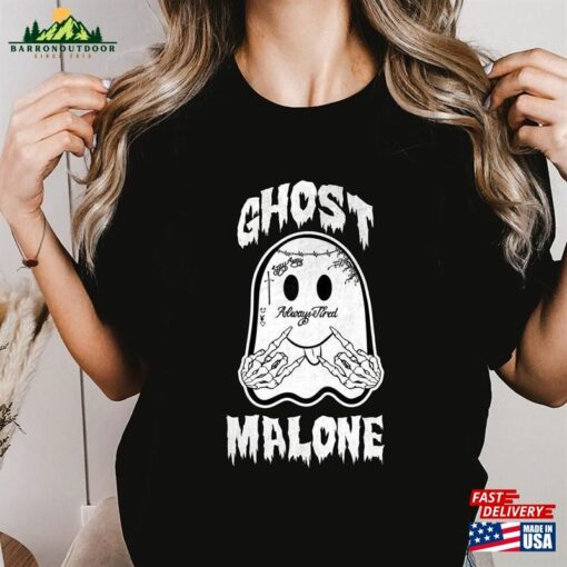 Ghost Malone Shirt Halloween Cute Sweat T-Shirt Hoodie