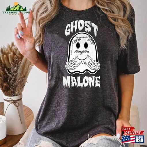 Ghost Malone Shirt Halloween Cute Sweat T-Shirt Hoodie