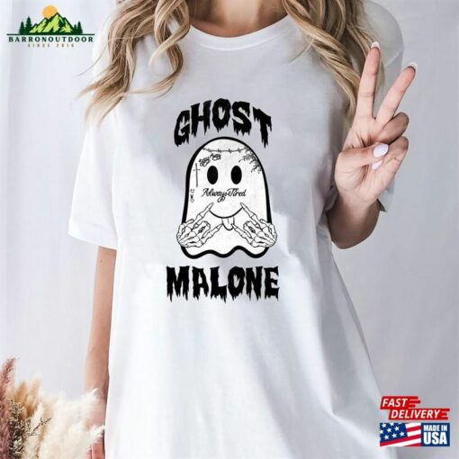 Ghost Malone Shirt Halloween Cute Sweat T-Shirt Hoodie