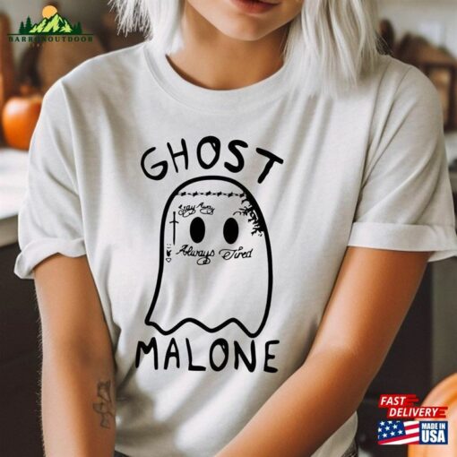 Ghost Malone Shirt Halloween Cute T-Shirt Classic