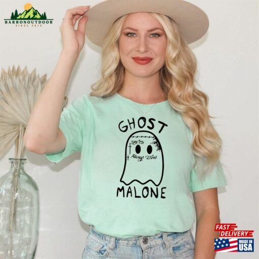 Ghost Malone Shirt Halloween Cute T-Shirt Classic