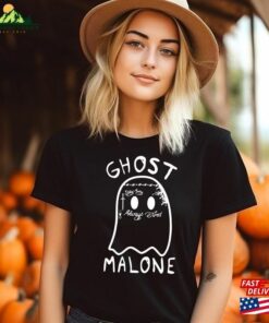 Ghost Malone Shirt Halloween Cute T-Shirt Classic 2 Ghost Malone Shirt Halloween Cute T Shirt Classic 3