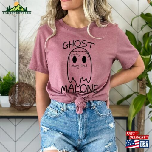 Ghost Malone Shirt Halloween Cute T-Shirt Hoodie