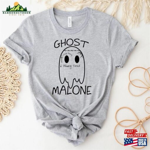 Ghost Malone Shirt Halloween Cute T-Shirt Hoodie