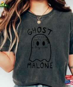 Ghost Malone Shirt Halloween T-Shirt Sweatshirt Classic