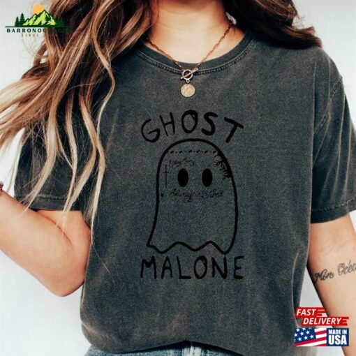 Ghost Malone Shirt Halloween T-Shirt Sweatshirt Classic