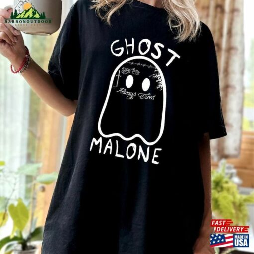 Ghost Malone Shirt Post Sweatshirt Unisex