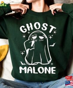 Ghost Malone Shirt Tee Spooky Season Sweatshirt Hoodie Classic