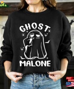 Ghost Malone Shirt Tee Spooky Season Sweatshirt Hoodie Classic