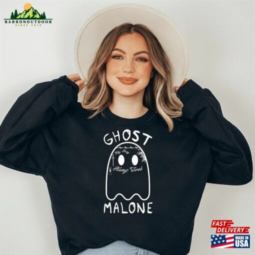 Ghost Malone Sweatshirt Halloween Cute Sweat Classic