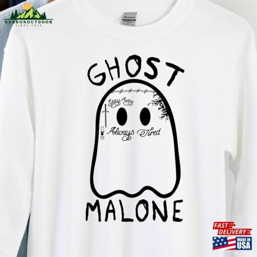 Ghost Malone Sweatshirt Halloween Cute Sweat Hoodie Unisex