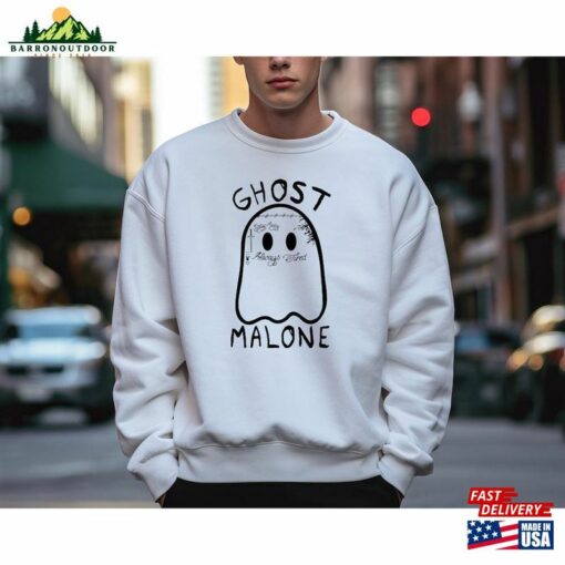 Ghost Malone Sweatshirt Halloween Cute Sweat T-Shirt Unisex