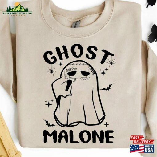 Ghost Malone Sweatshirt Halloween Funny Shirt T-Shirt