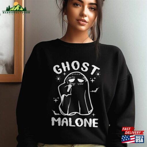 Ghost Malone Sweatshirt Halloween Funny Shirt T-Shirt