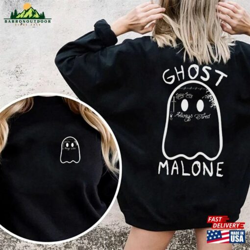 Ghost Malone Sweatshirt Halloween Shirt Cute Sweat Classic Hoodie