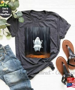 Ghost On Swing Shirt Halloween Gift Sweatshirt Unisex 3