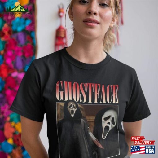 Ghostface Horror Halloween Shirt Scream Movie Gift Classic Sweatshirt