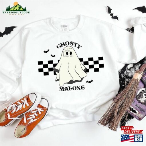 Ghosty Malone Sweatshirt Halloween Party Shirt Cute Ghost Hoodie T-Shirt