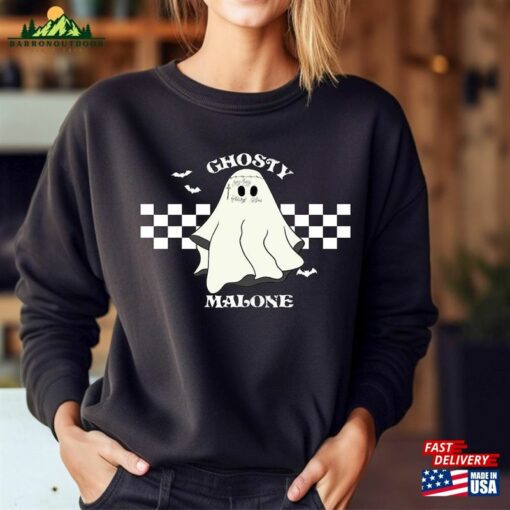 Ghosty Malone Sweatshirt Halloween Party Shirt Cute Ghost Hoodie T-Shirt