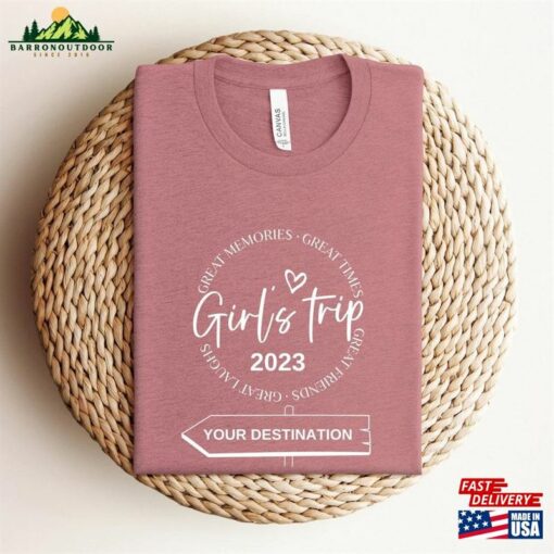 Girls Trip 2023 Shirt Custom Matching Graphic Shirts T-Shirt Classic