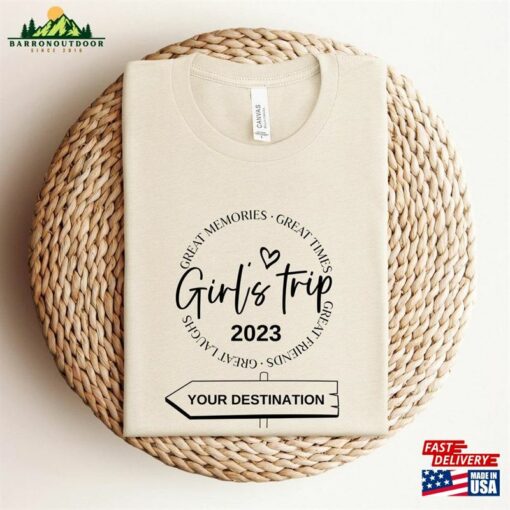 Girls Trip 2023 Shirt Custom Matching Graphic Shirts T-Shirt Classic