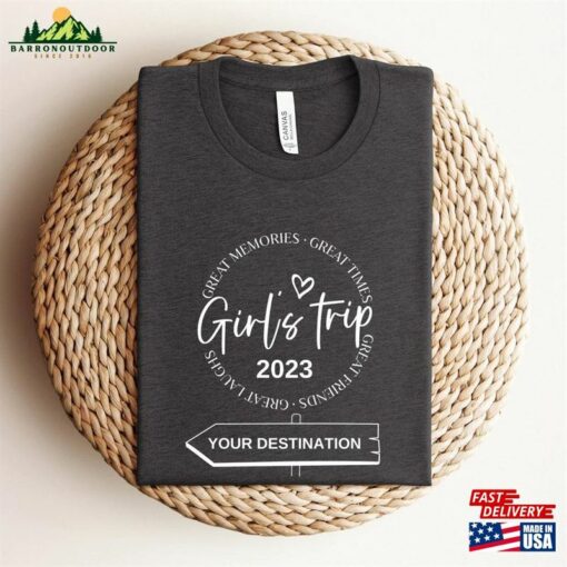 Girls Trip 2023 Shirt Custom Matching Graphic Shirts T-Shirt Classic