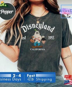 Goofy Ghost Halloween Comfort Color Shirt Retro Mickey Spooky Season Hoodie Unisex