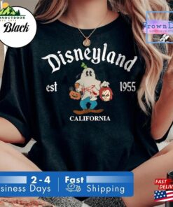 Goofy Ghost Halloween Comfort Color Shirt Retro Mickey Spooky Season Hoodie Unisex 3