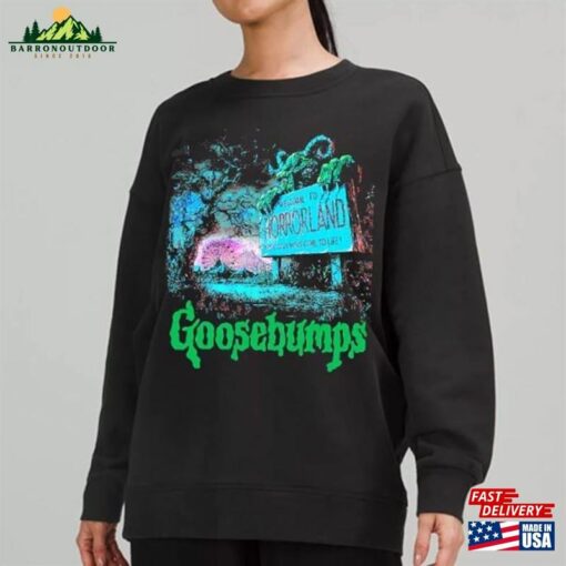 Goosebumps Horrorland Sweatshirt Welcome To Shirt Halloween Hoodie