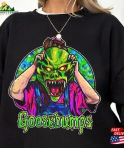Goosebumps The Haunted Mask Sweatshirt Curly Shirt R L Stine Unisex T-Shirt