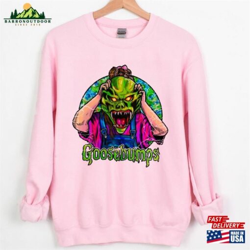 Goosebumps The Haunted Mask Sweatshirt Curly Shirt R L Stine Unisex T-Shirt