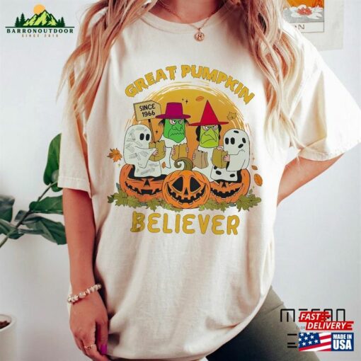 Great Pumpkin Believer Comfort Colors Shirt I Got A Rock Cute Little Ghost T-Shirt Classic