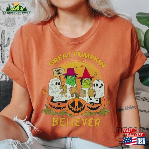 Great Pumpkin Believer Comfort Colors Shirt I Got A Rock Cute Little Ghost T-Shirt Classic