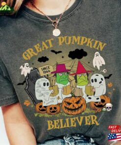 Great Pumpkin Believer Comfort Colors Shirt I Got A Rock Cute Little Ghost T-Shirt Unisex Hoodie