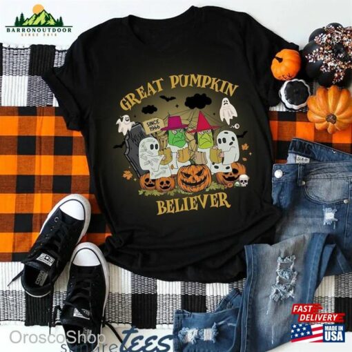 Great Pumpkin Believer Comfort Colors Shirt I Got A Rock Cute Little Ghost T-Shirt Unisex Hoodie