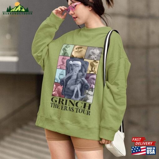 Grinch The Eras Tour Style Shirt Hoodie Classic