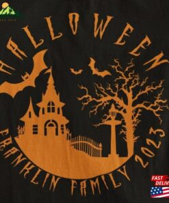 Halloween 2023 Personalised Custom Family Name T-Shirts Unisex T-Shirt