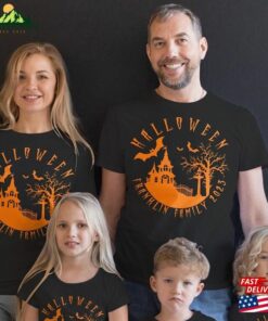 Halloween 2023 Personalised Custom Family Name T-Shirts Unisex T-Shirt 2 Halloween 2023 Personalised Custom Family Name T Shirts Unisex T Shirt 3
