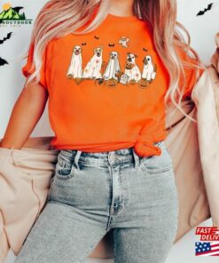 Halloween 2023 Sweatshirt Happy Retro Spooky Season Hoodie 4