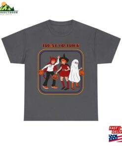 Halloween 2023 Treat Or Trick Retro Comics Spooky Gift T Shirt Hoodie 3