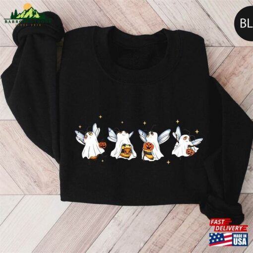 Halloween Bee Sweatshirt Sweater 2023 Happy Unisex Hoodie