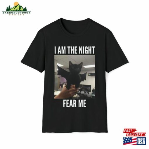 Halloween Black Cat Bat Costume T-Shirt 2023 Happy Funny Cute Shirt For Lovers Classic