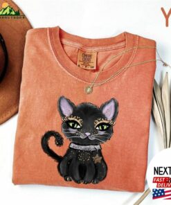 Halloween Black Cat Shirts Shirt Comfort Colors T-Shirt Classic 2 Halloween Black Cat Shirts Shirt Comfort Colors T Shirt Classic 3