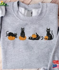 Halloween Black Cat Sweatshirt Pumpkin Ghost Shirt Sweater Hoodie Halloween Black Cat Sweatshirt Pumpkin Ghost Shirt Sweater Hoodie