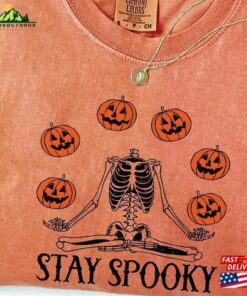 Halloween Boo Ghost Stay Spooky Shirt Retro Pocket Tee Cute And Pumpkin Hoodie Sweatshirt