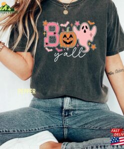 Halloween Boo Han Yall Sweatshirt Spooky Comfort Color Shirt Family Matching Unisex Tshirt Classic 3