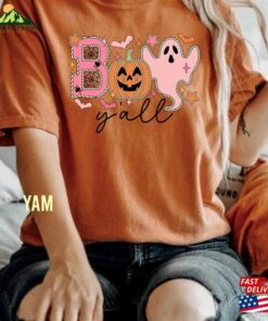 Halloween Boo Han Yall Sweatshirt Spooky Comfort Color Shirt Family Matching Unisex Tshirt Classic 4