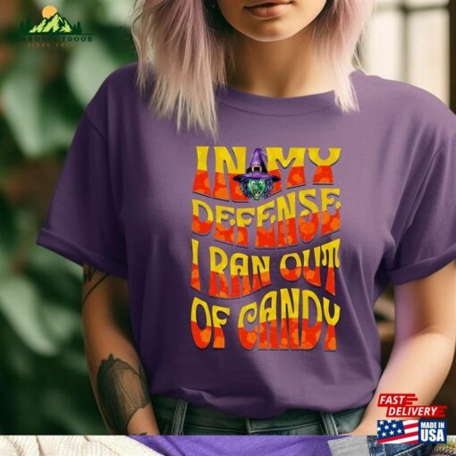 Halloween Candy Lover Funny Tee Vintage Witch T-Shirt Crewneck Classic Hoodie