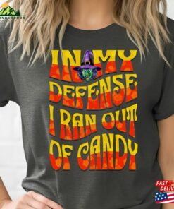 Halloween Candy Lover Funny Tee Vintage Witch T-Shirt Crewneck Classic Hoodie